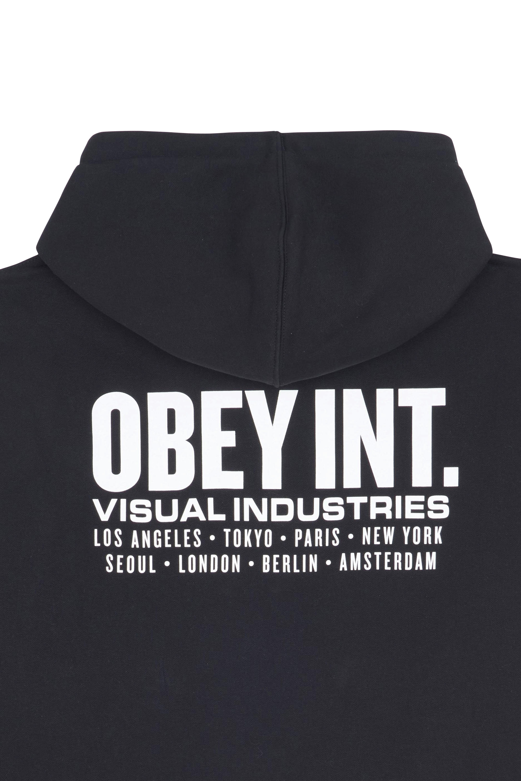 OBEY Hoodie OBEY INT. VISUAL INDUSTRIES Noir