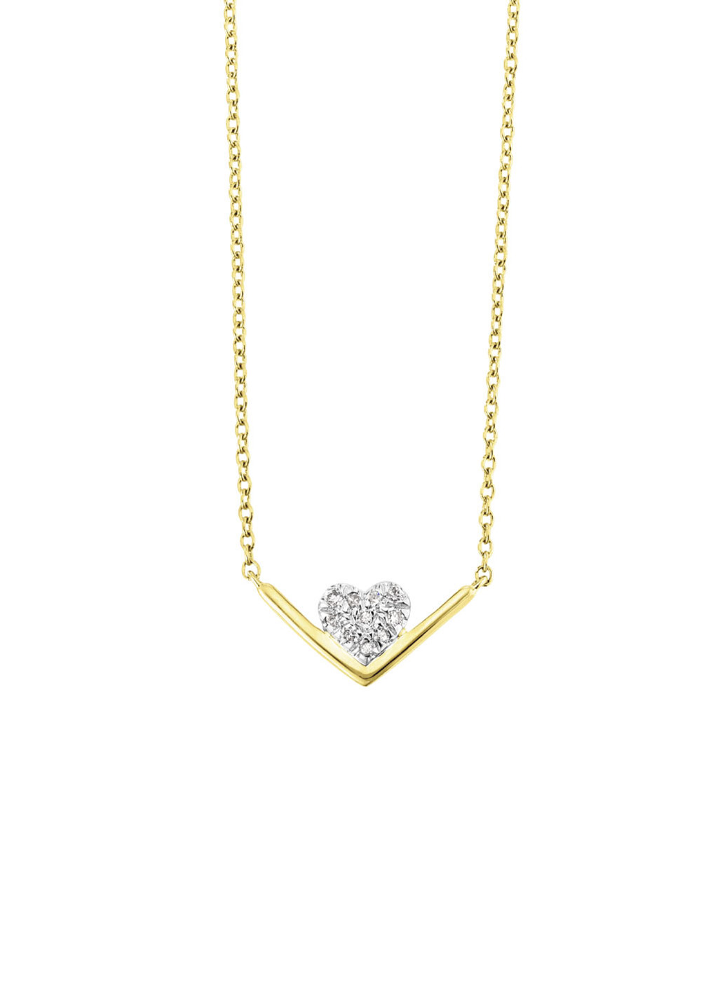 Herzige Halskette mit Brillanten