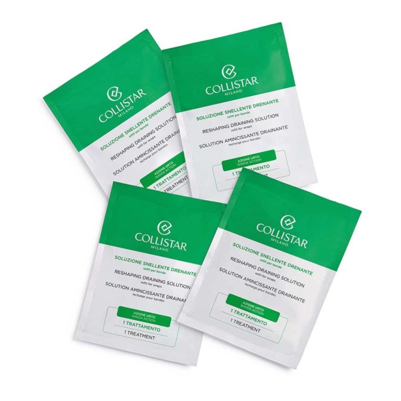 Collistar Refill Reshaping Draining Solution For Wraps 4x100 400ml