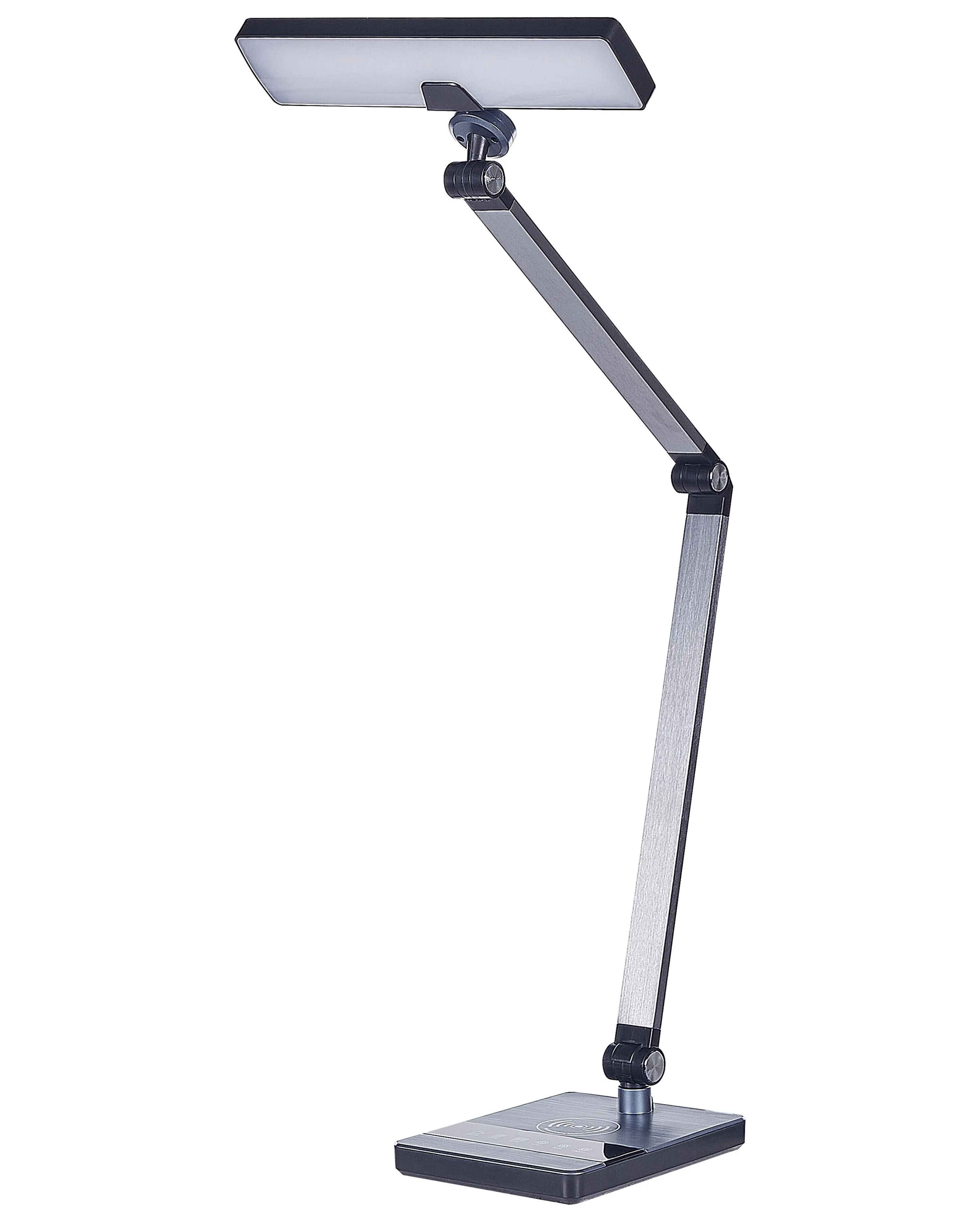 LED bureaulamp LACERTA met draadloze oplader Metaal Zwart