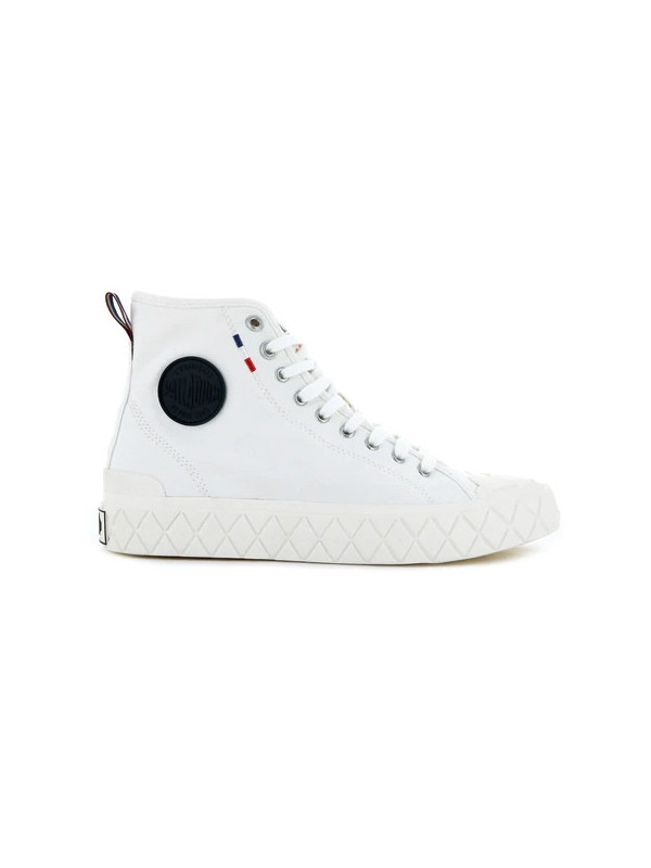 PALLA ACE CANVAS MID Star White - Palladium