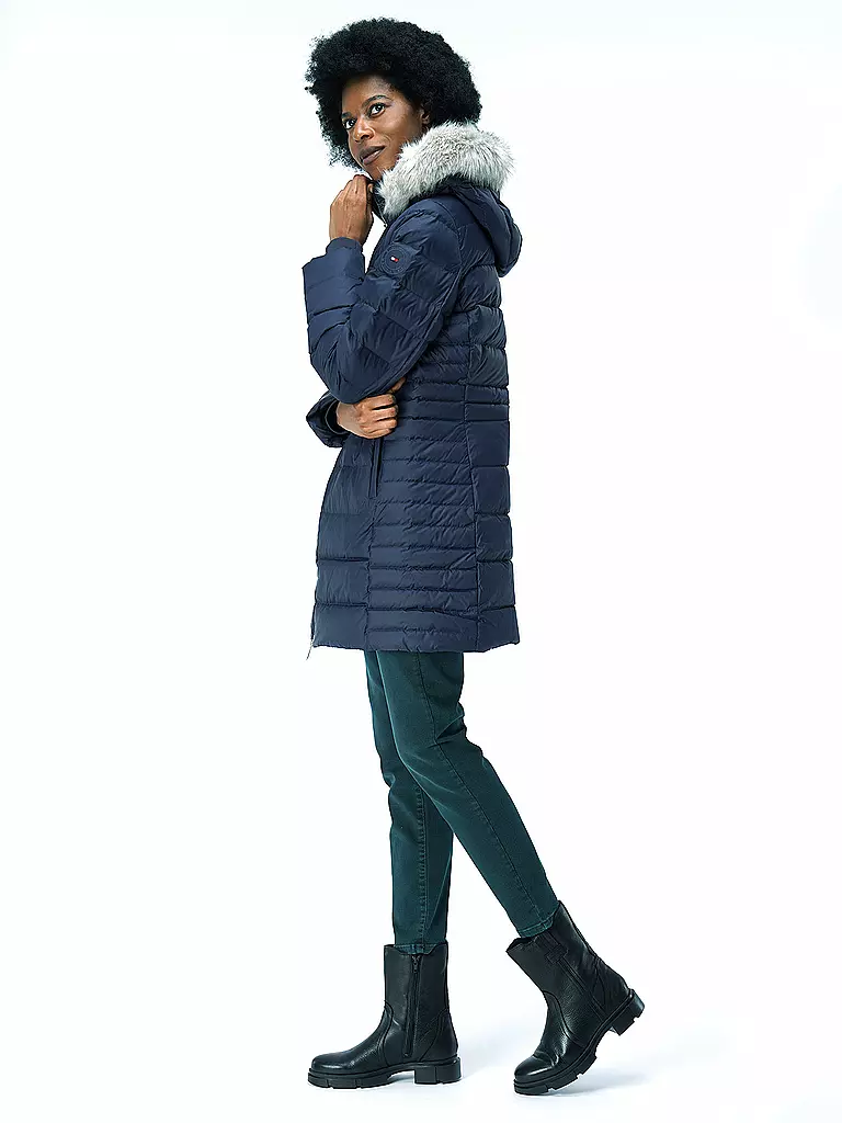 TOMMY HILFIGER Steppmantel dunkelblau