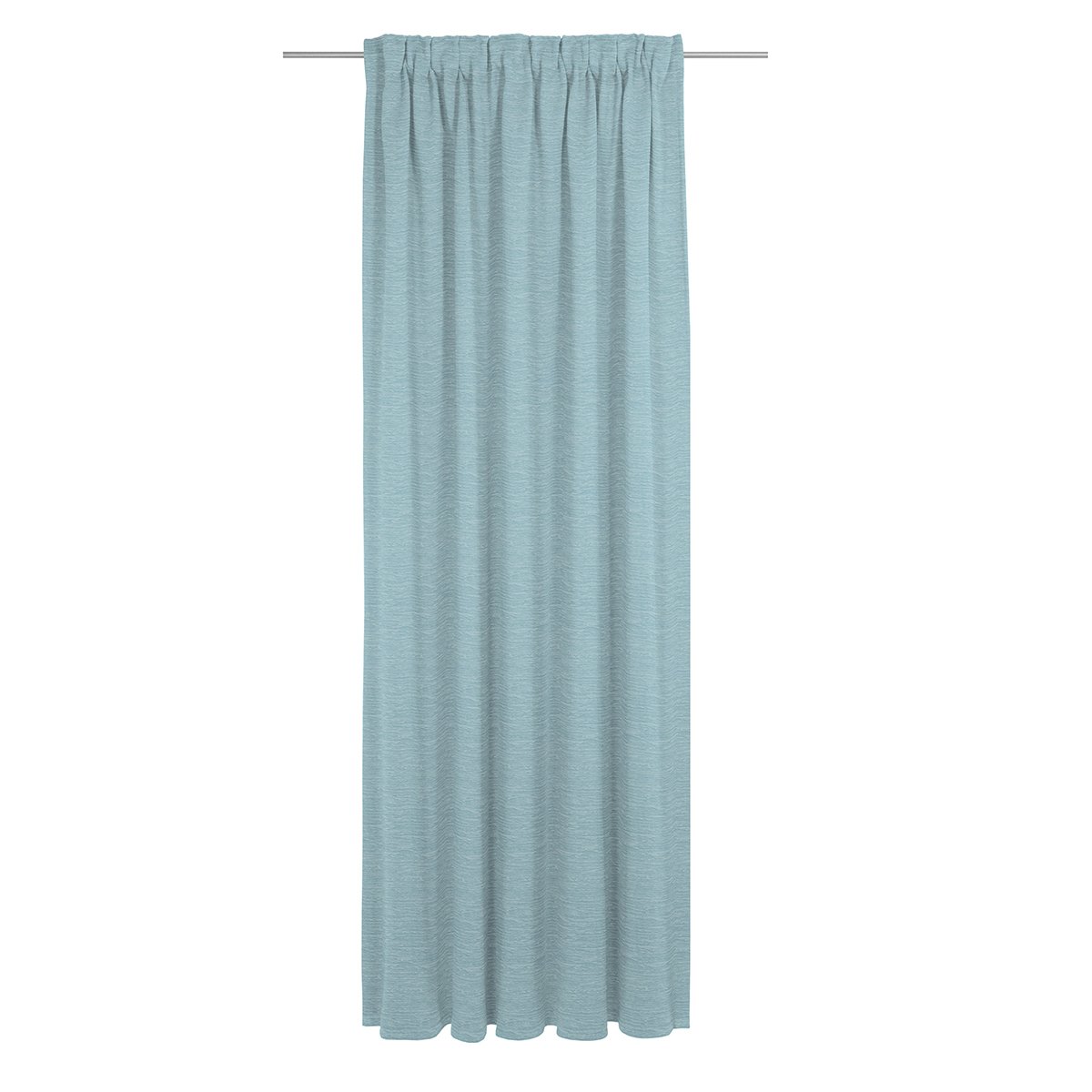Thermochenille-Vorhang - hellblau - 135x245 cm