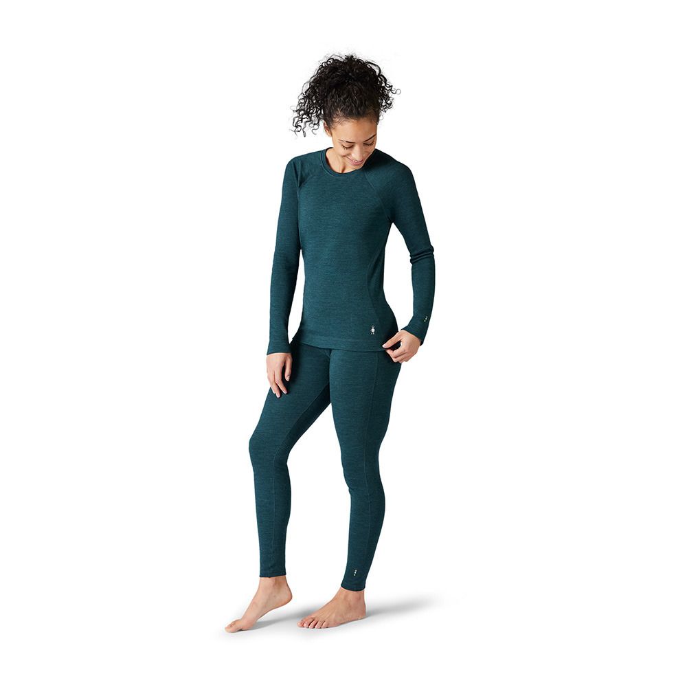 Smartwool CLASSIC THERMAL MERINO - Sous-couche Femme twilight blue heather