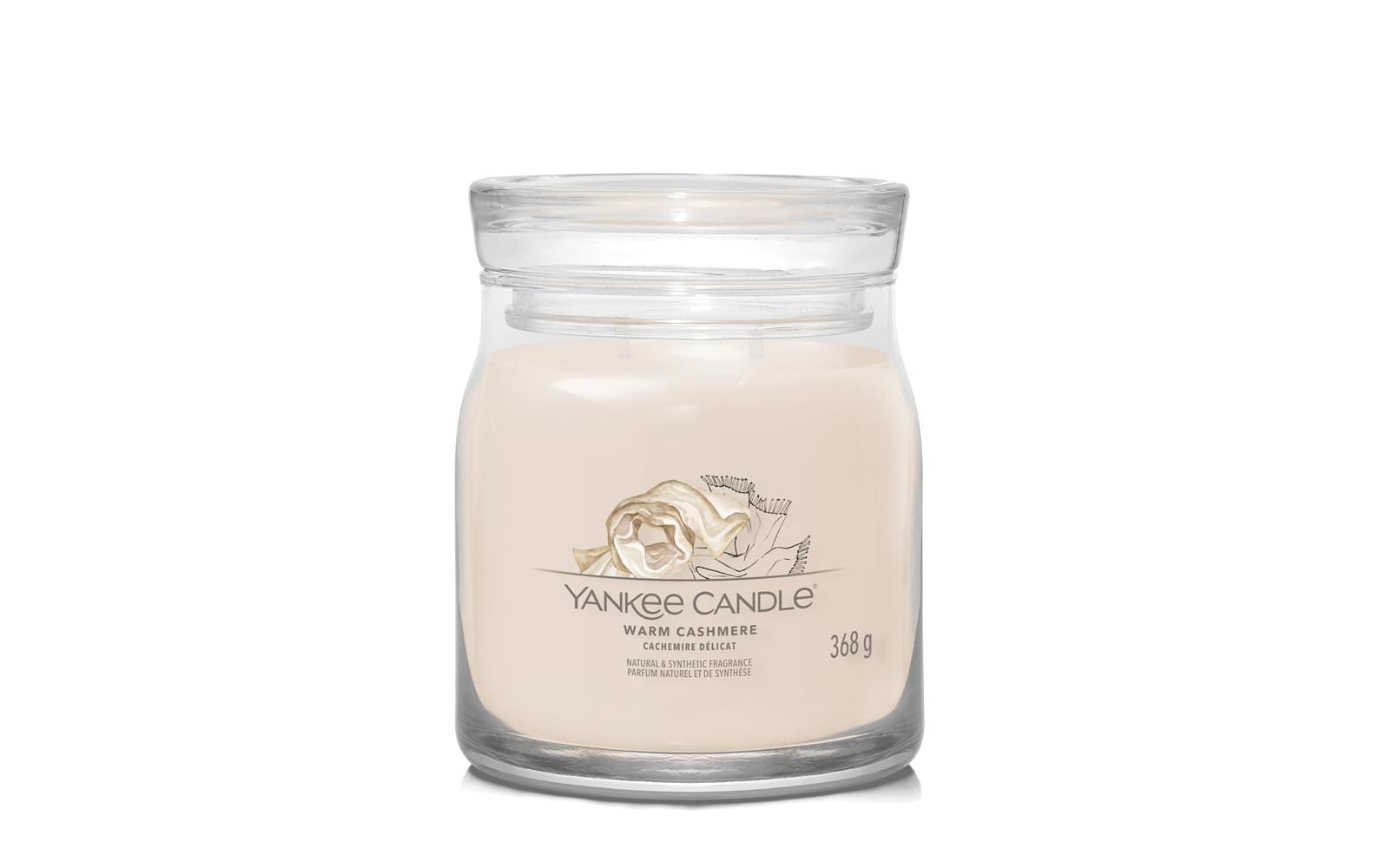 Yankee Candle Duftkerze »Warm Cashmere Signature Medium Jar«