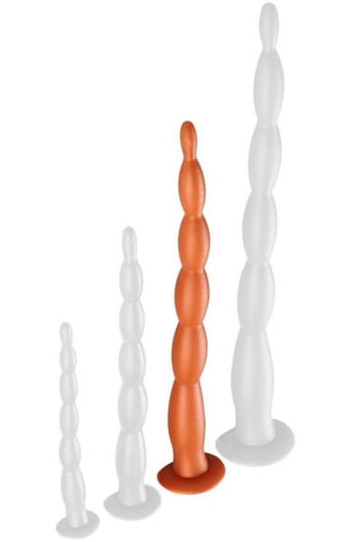 Dildo Scale Beads 50cm Ekstra lang analdildo