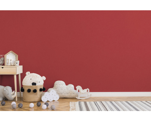 Vliesbehang 3832-42 Little Love Uni rood