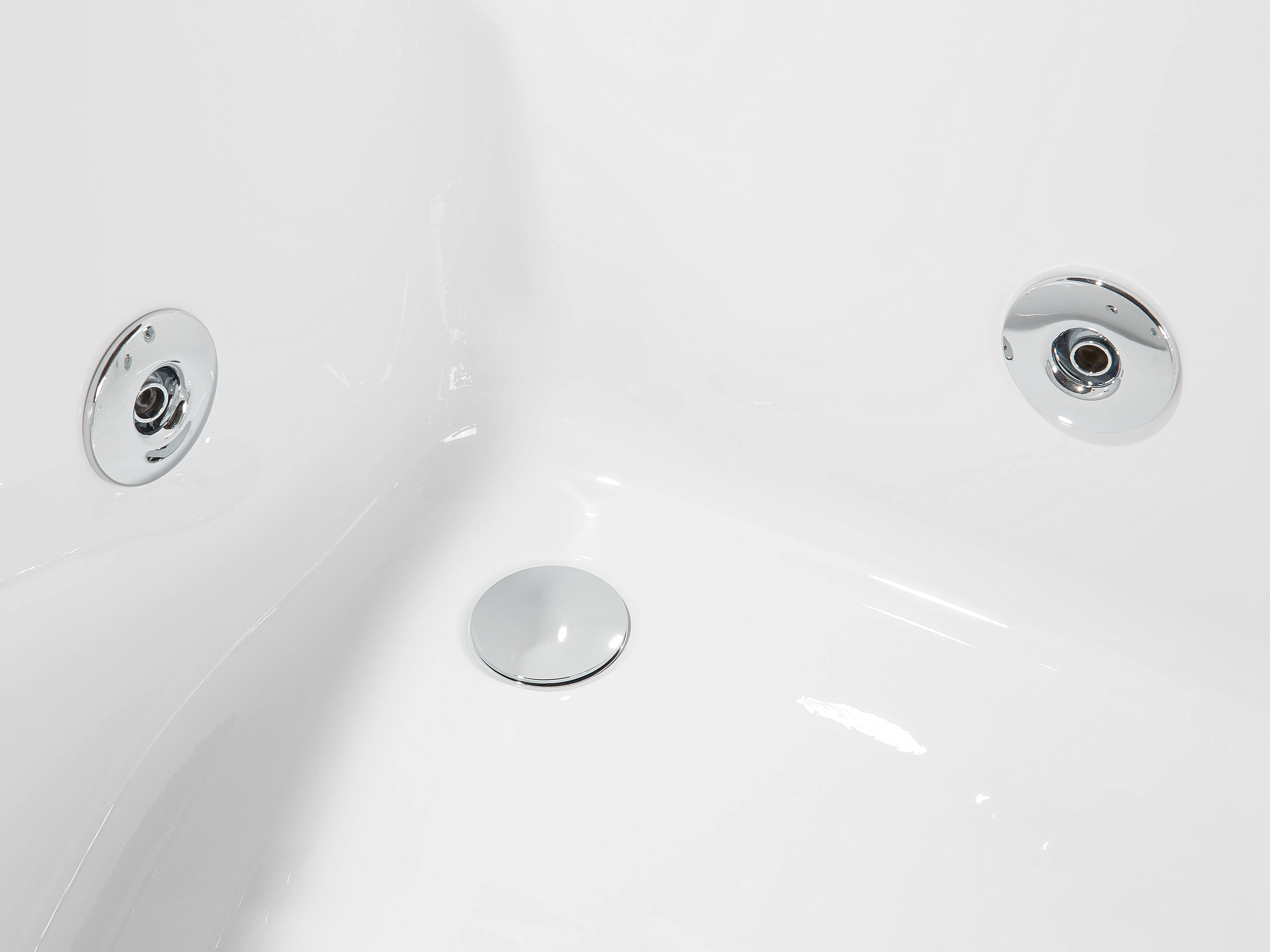 Hoek bubbelbad met LED PARADISO linkszijdig 158 x 113 cm Wit