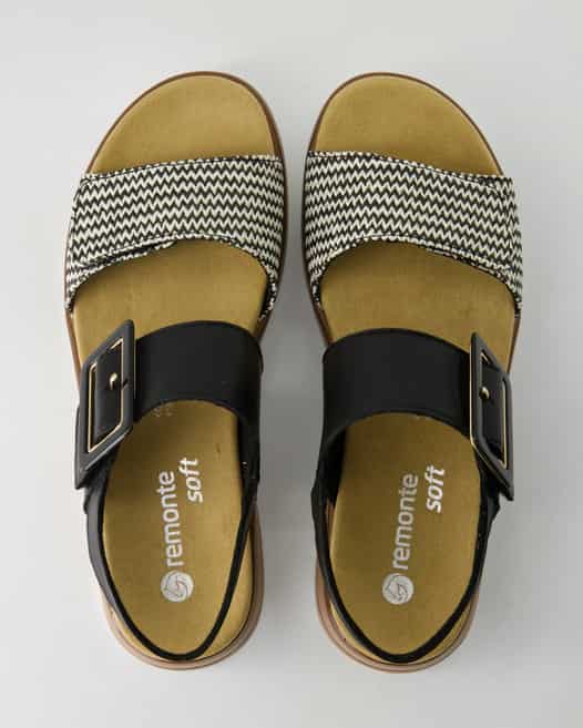 Remonte D1J53-02 Sandalen in Schwarz