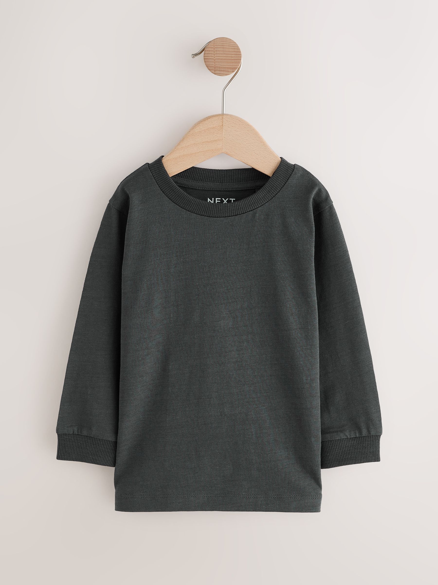 Verschillende mineraaltinten - Set van 8 T-shirts met lange mouwen (3 mnd-7 jr)