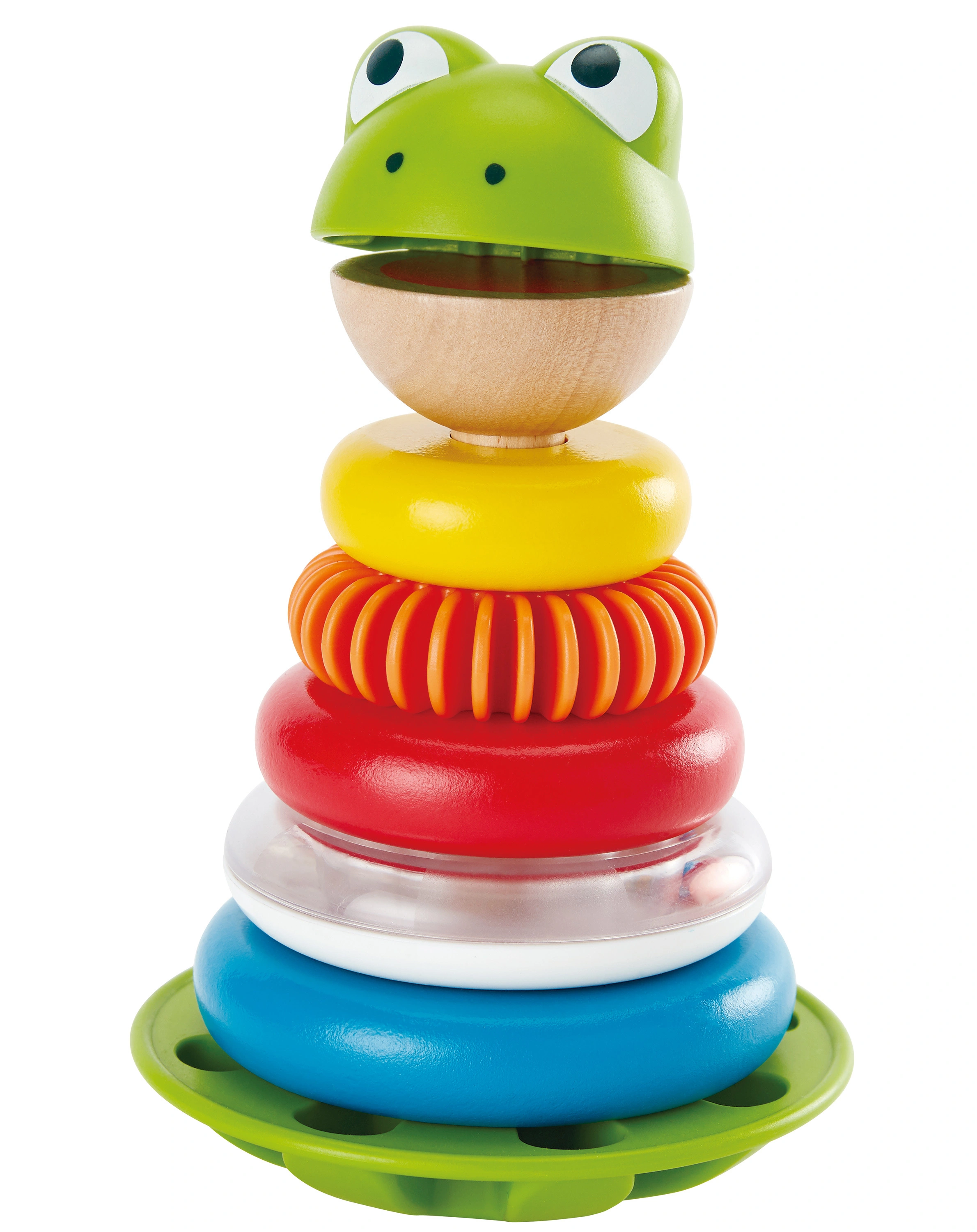 Stapelspiel FROSCH aus Holz