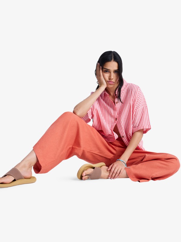 Lekeitio Break Mid Pantalon souple Orange Femme