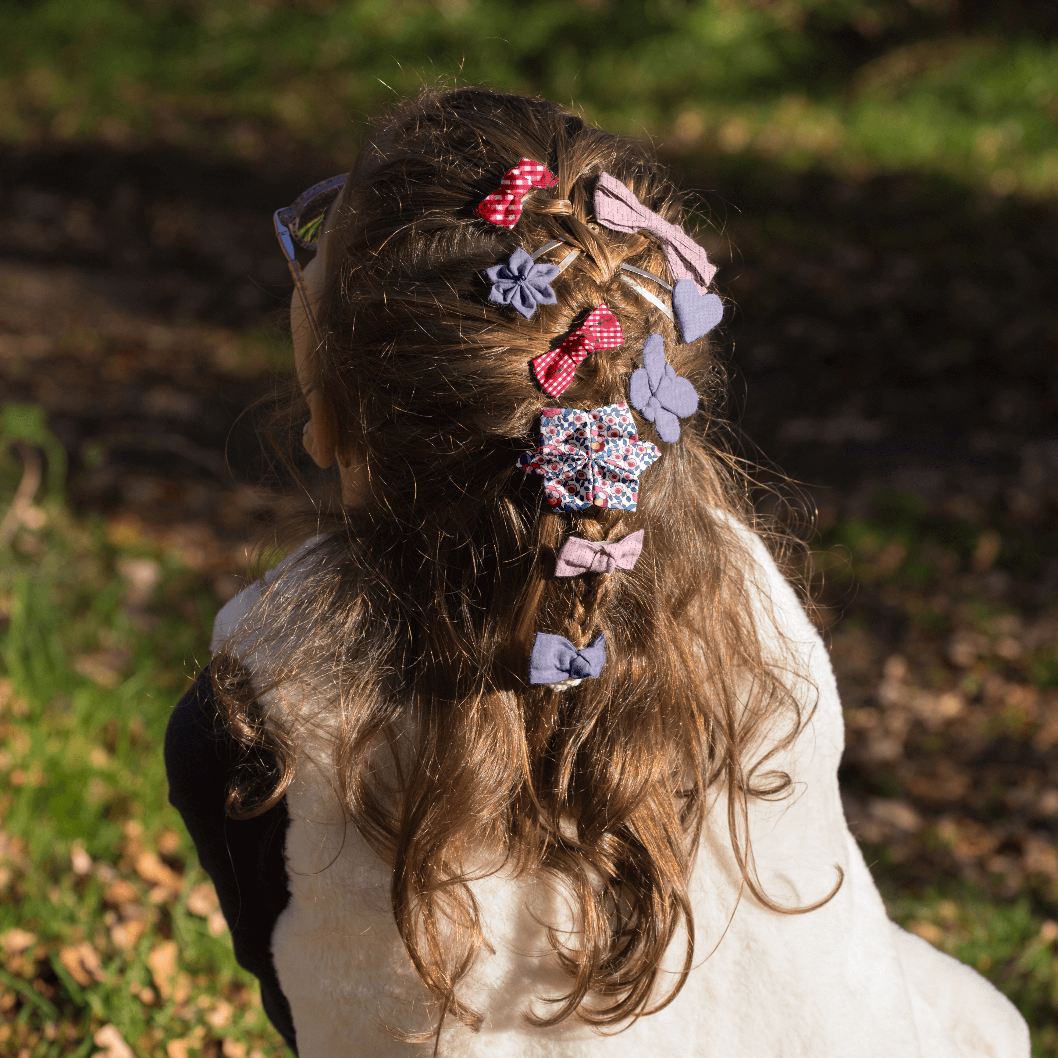 Barrette Petit Noeud Vichy Coccinelle