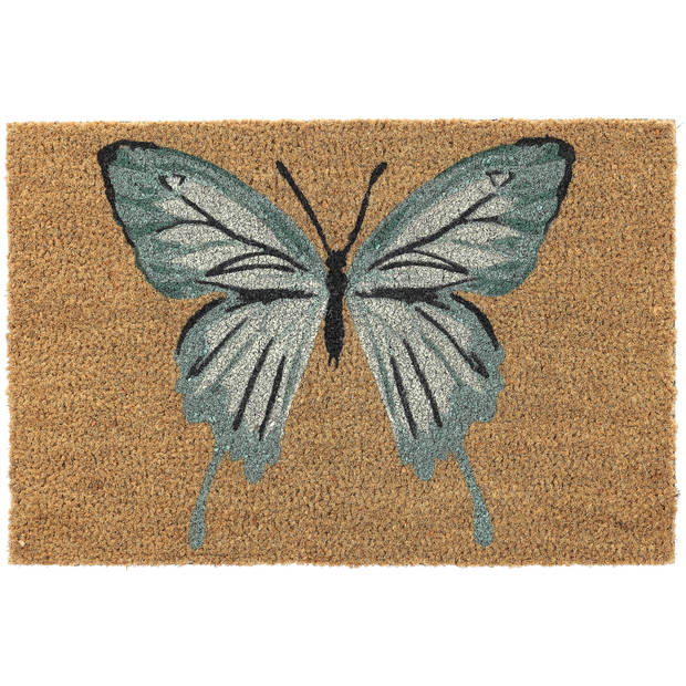 Deurmat Kokos Vlinder - 40 x 60 cm