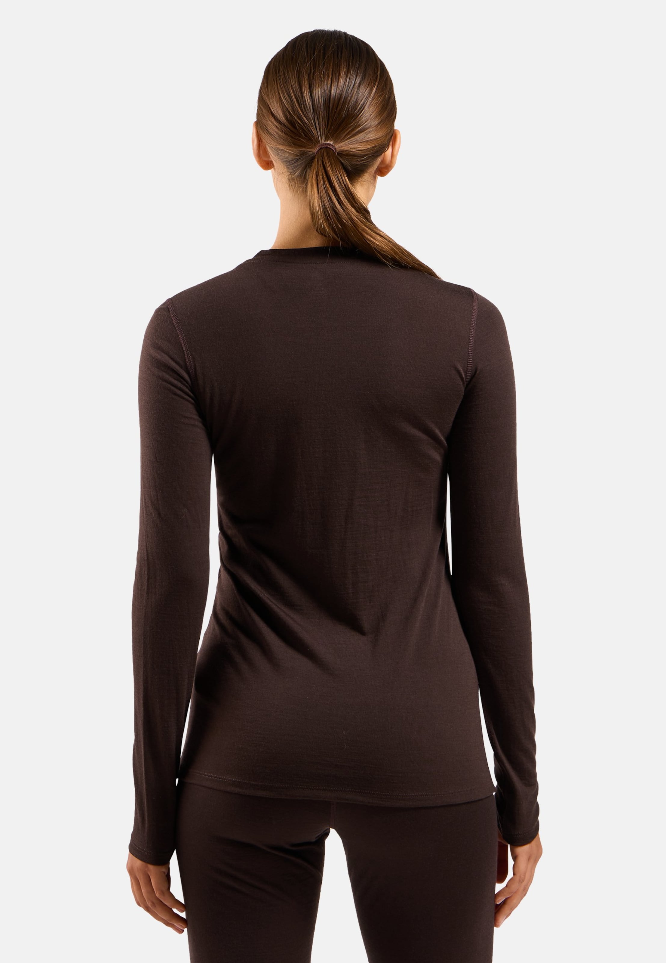 Natural Merino 160 Base Layer Langarmshirt in fudge