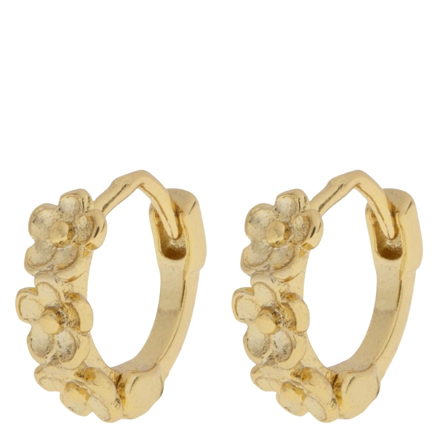 Timi Of Sweden Lupine Flower Huggie Earrings