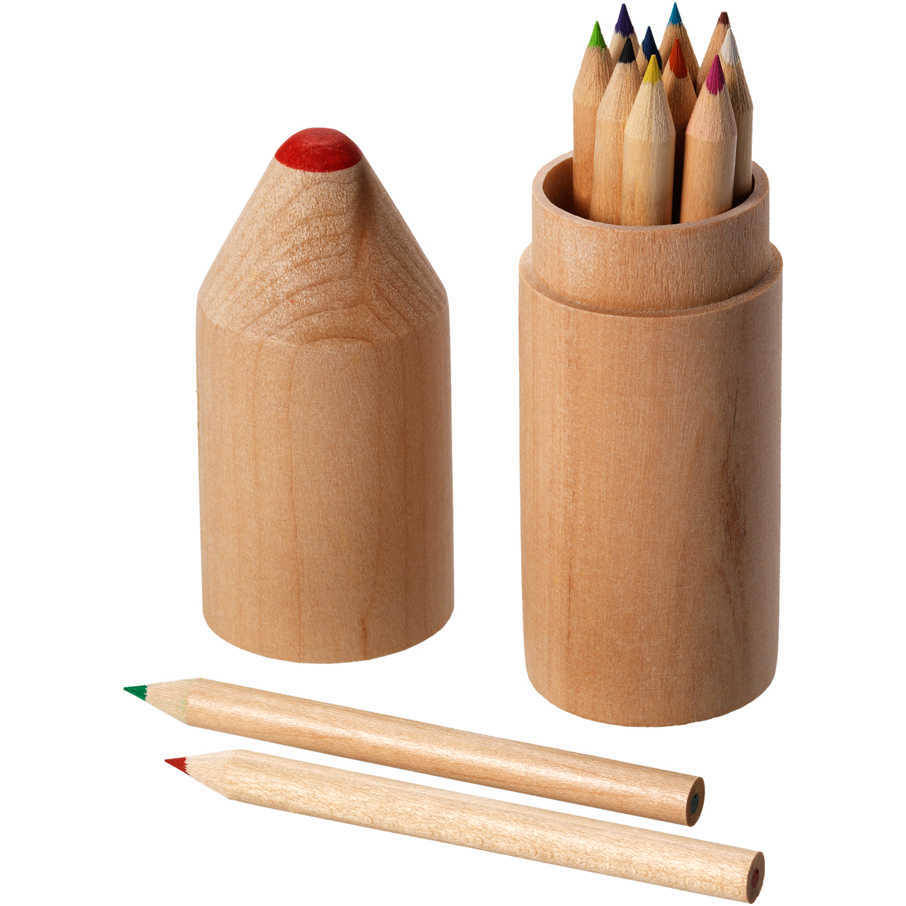 EgotierPro 106021 - Set de 12 crayons de couleur Bossy
