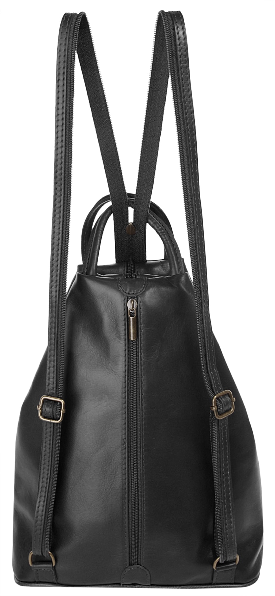 Samantha Look Cityrucksack echt Leder, Made in Italy