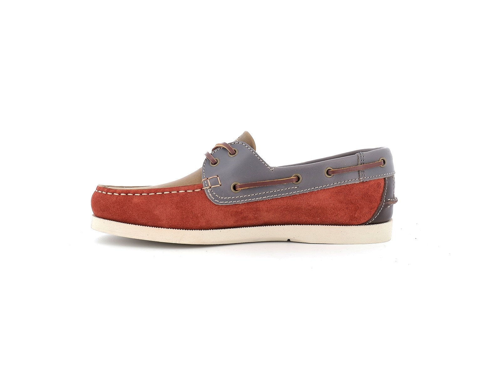 Tbs-PHENIS Nubuck Marron Rouge