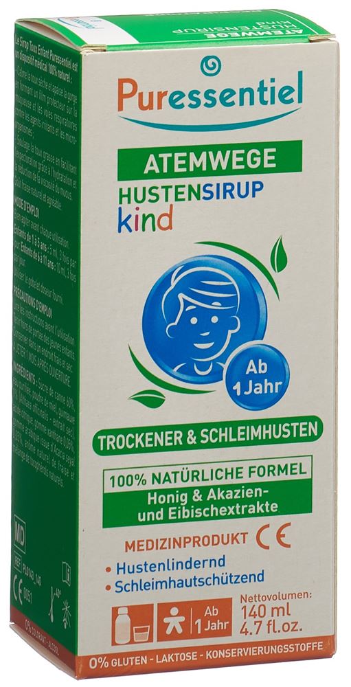 Puressentiel Atemwege Hustensirup Kind<br>140 ml, Flasche, Sirup