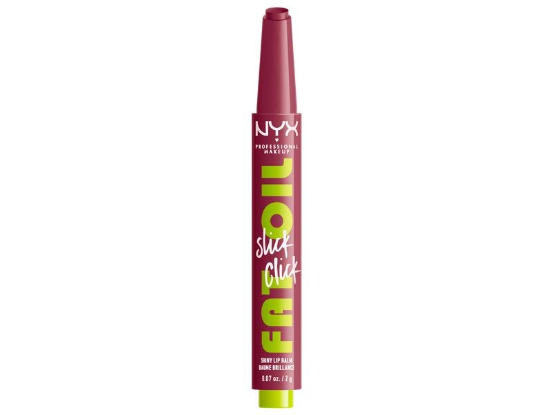 NYX Professional Makeup Lippenbalsam Fat Oil Slick Click 02 Pflegender Lippenstift mit ölhaltiger Formel