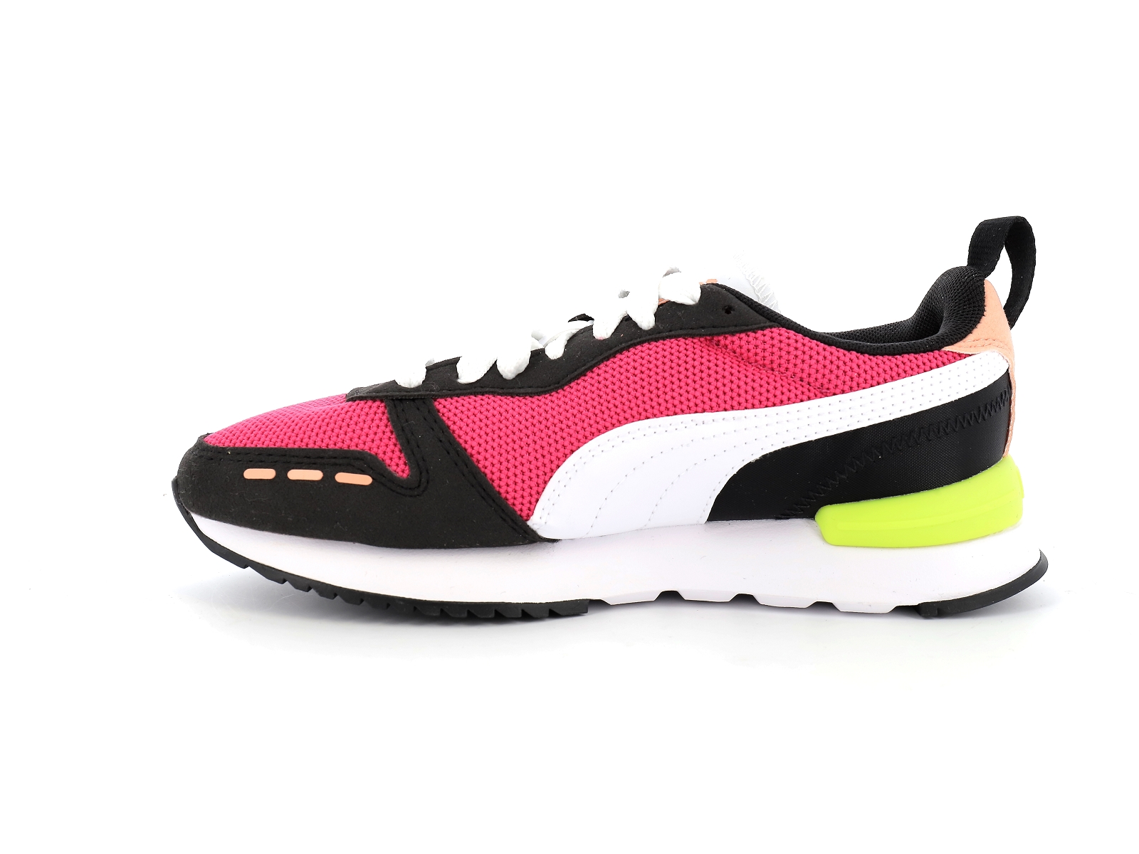 Puma-373117 Matières combinées Noir-Rose