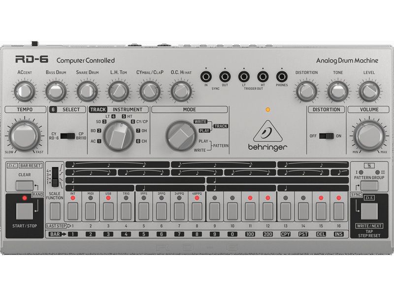 Behringer Drum Machine RD-6-SR Klassische analoge Drum Machine