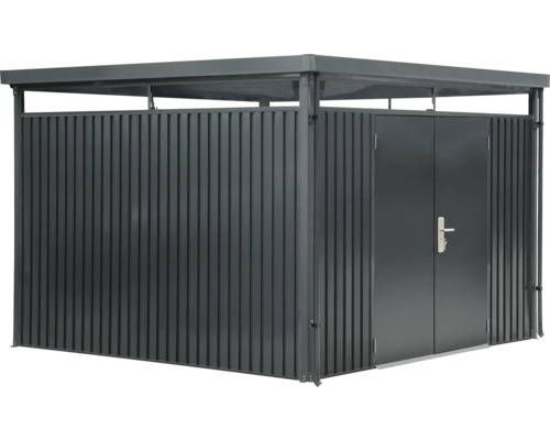 Tuinhuis met dakraam, 9 m², 314 x 314 cm, antraciet