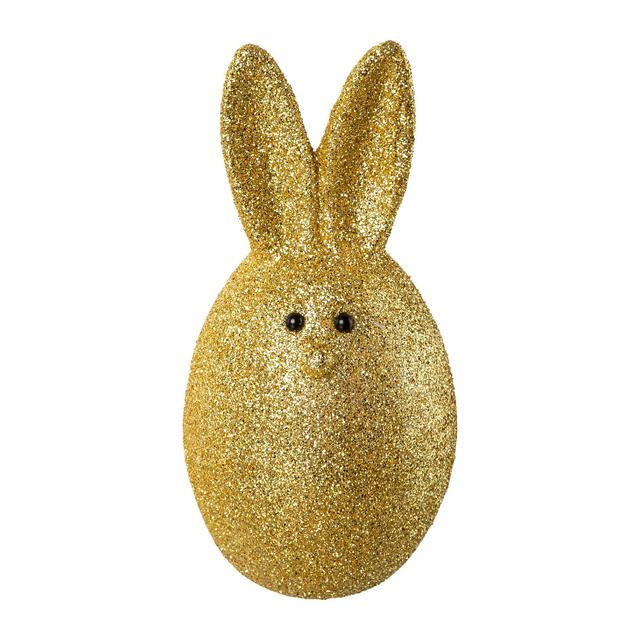 Hase glitzernd, 2er Set, 13 und 19 cm Höhe