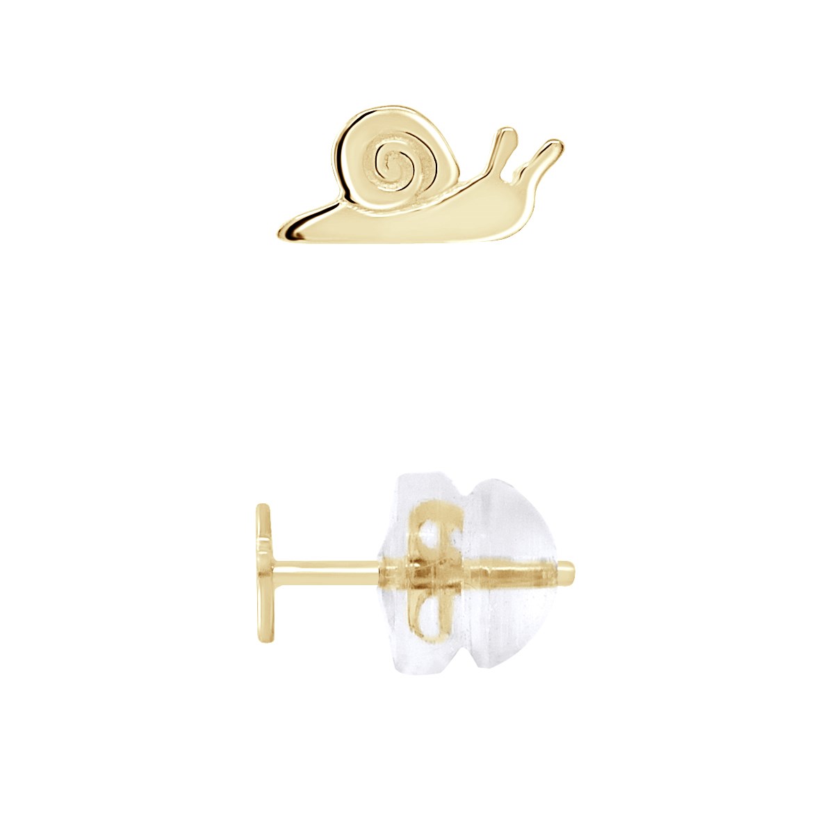 Boucles d'Oreilles ESCARGOT - Or Jaune