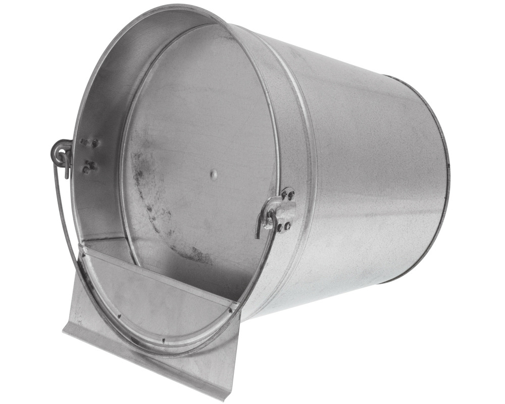 Abreuvoir seau en métal galvanisé 12 litres • poules et volailles
