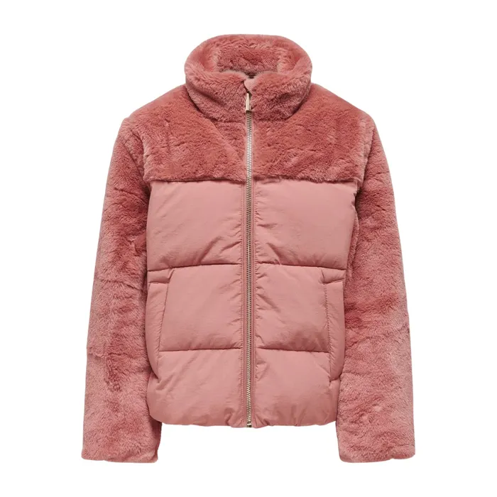 Kids Only Only Wanja Fur Puffer Winterjas Meisjes