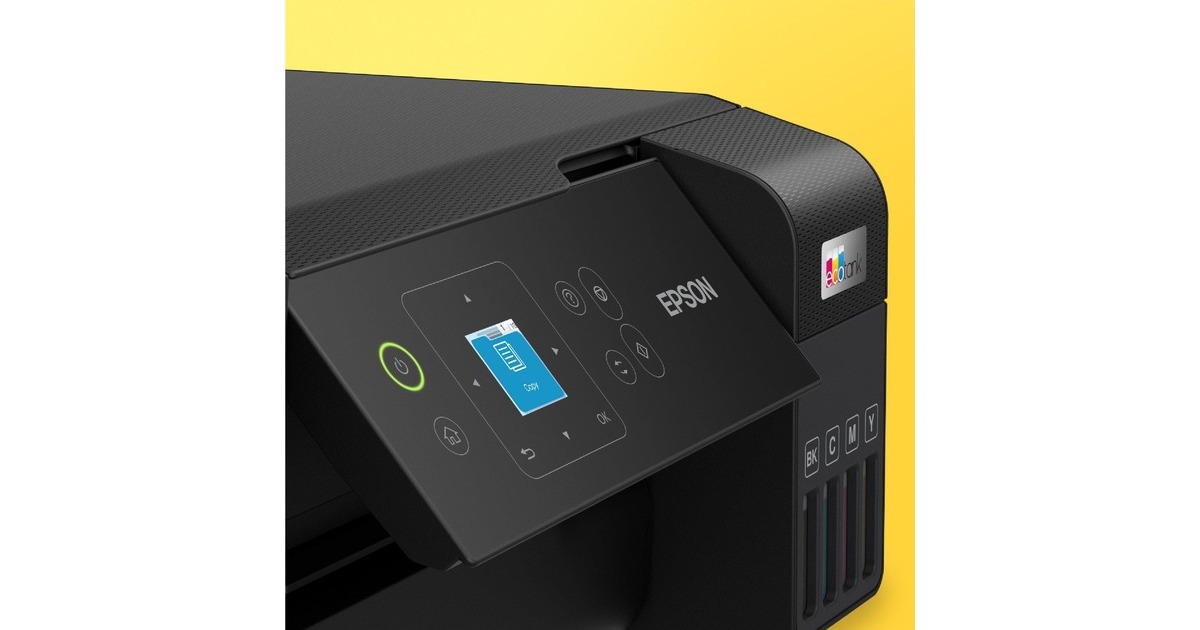 EpsonEcoTank ET-2840 A4 multifunctionele Wi-Fi-printer met inkttank all-in-one inkjetprinter  (Zwart, Scannen, Kopiëren, Wi-Fi, inclusief tot 3 jaar inkt)
