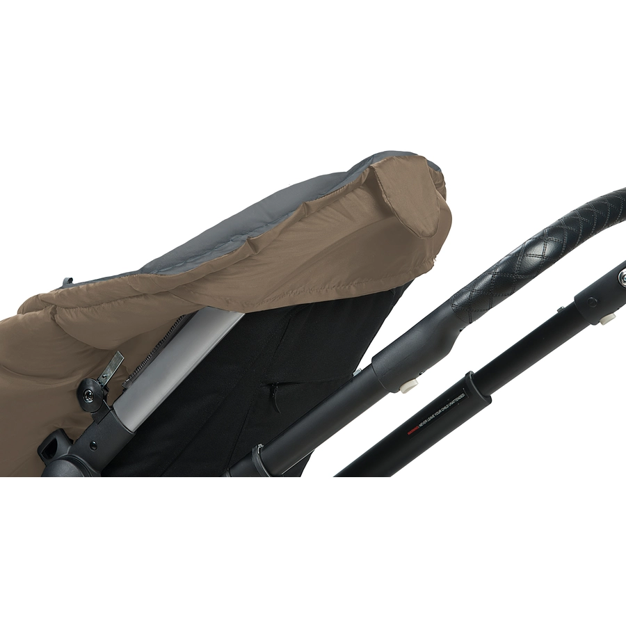 odenwälder Fußsack Donny Lux dark wood