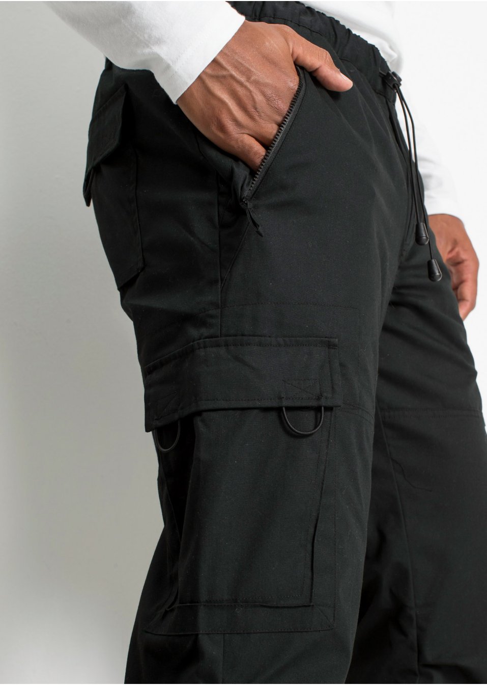 Pantalon thermo taille extensible Loose Fit, Straight