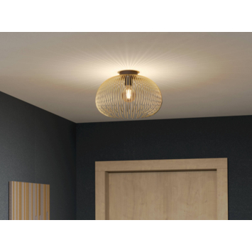 EGLO plafondlamp Venezuela goud/zwart
