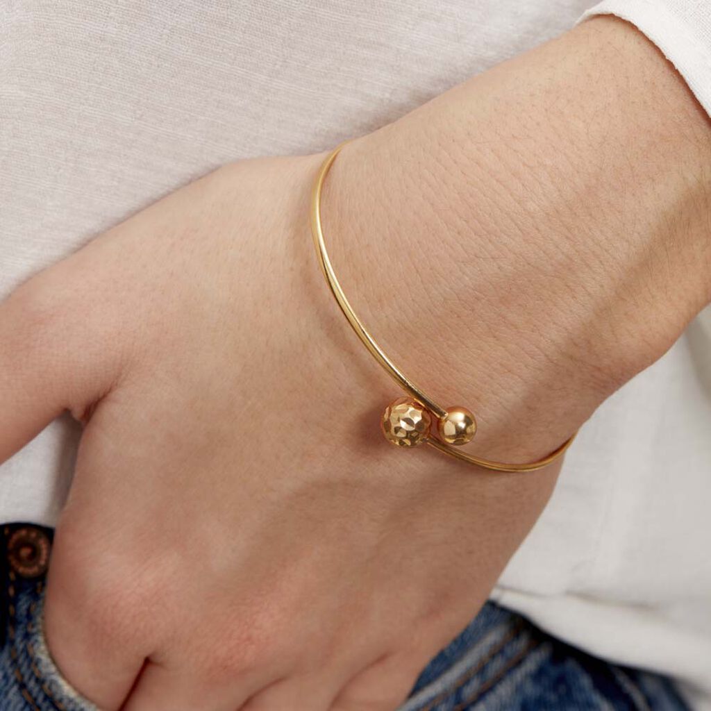 Bracelet Jonc Clemmie Or Jaune