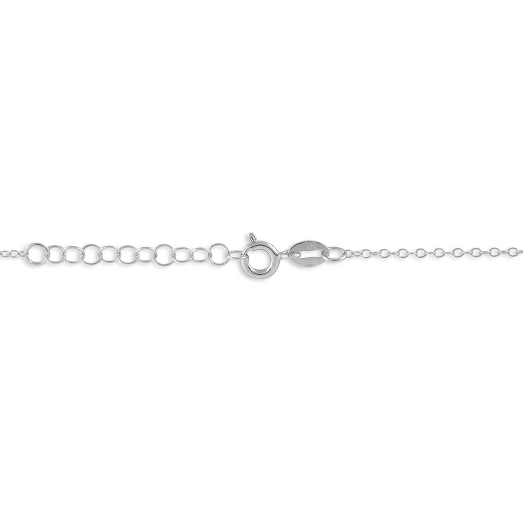 Collier Elda Argent Blanc