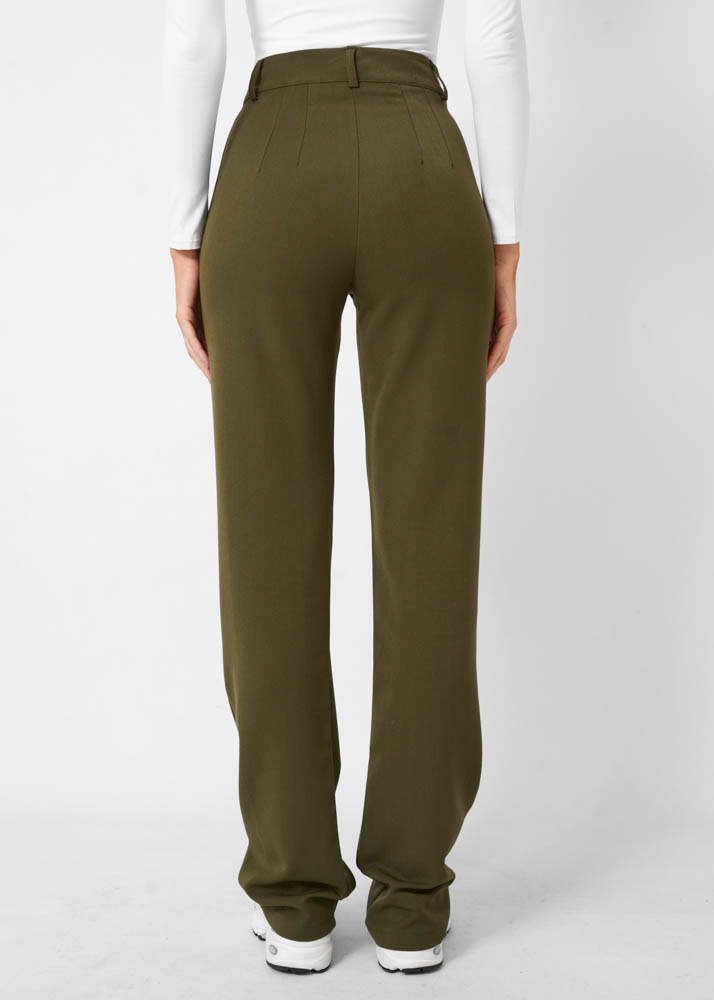Romy pantalon tall army groen
