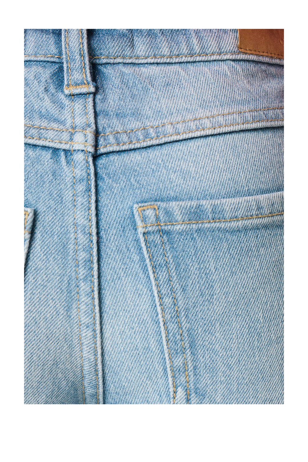 Shoeby straight high waist medium blue denim