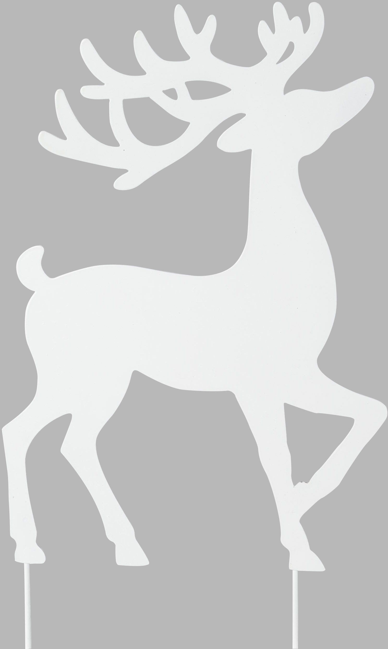 Creativ deco Weihnachtsfigur »Weihnachtsdeko« Hirsch zum Stecken