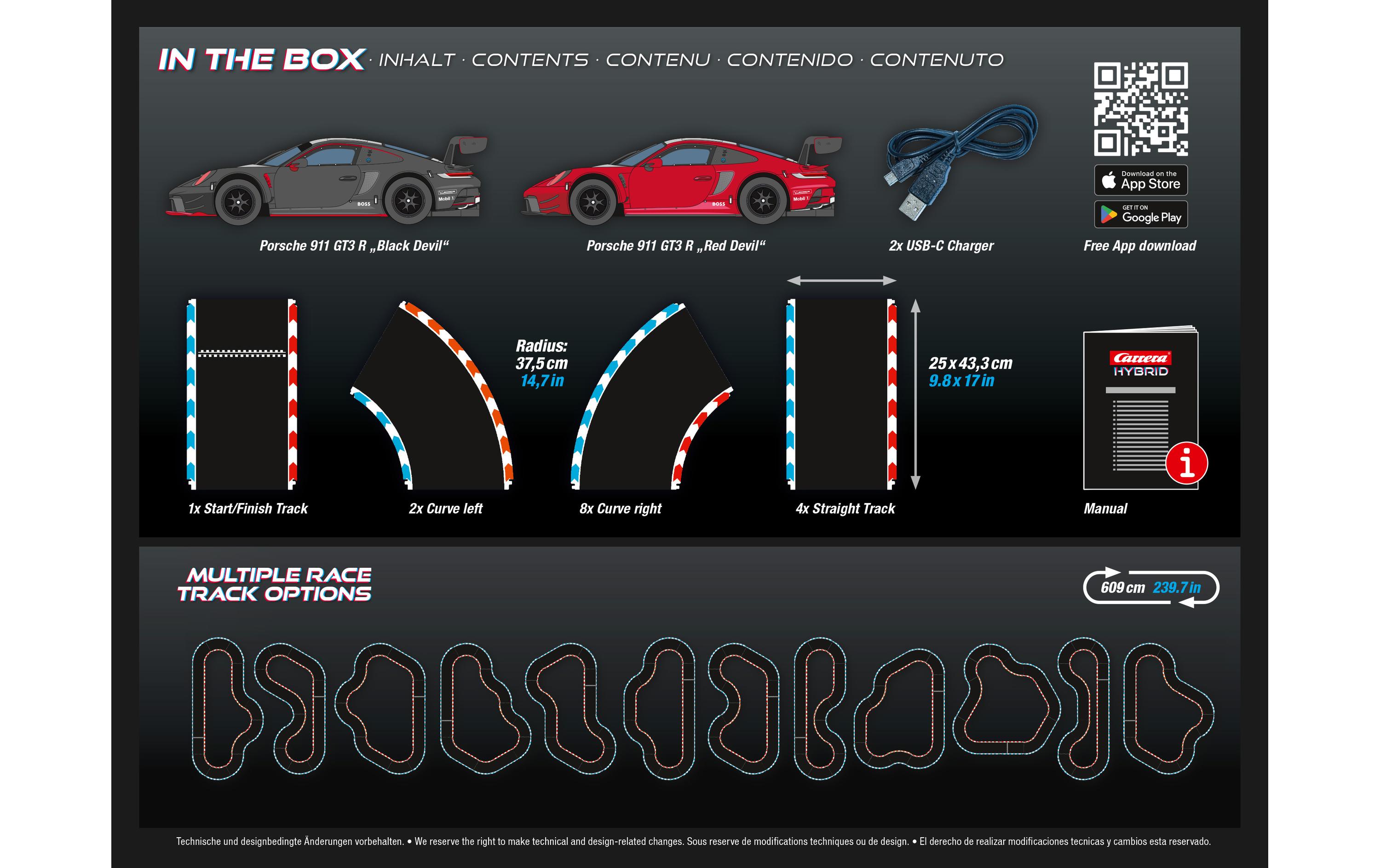 Rennbahnauto Devil Drivers – Hybrid Set<br>Dynamisches Rennwagen-Spielset