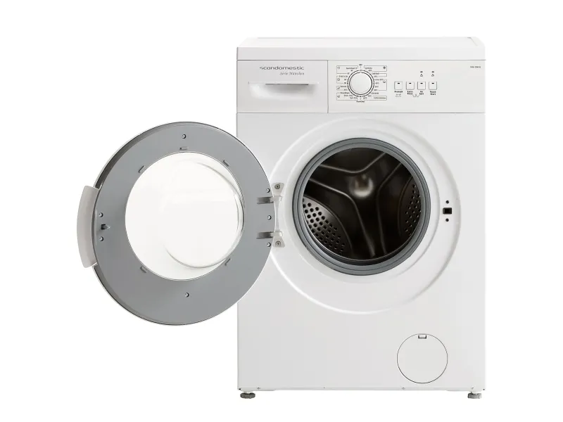 Scandomestic WAH 1506 W - Vaskemaskine - bredde: 59.5 cm - dybde: 40 cm - højde: 85 cm - 6 kg. - 1200 rpm - hvid