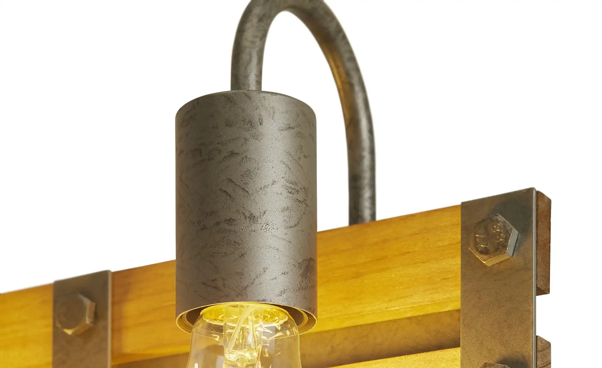 Trio Wandleuchte, 2-flammig, Paletten-Optik