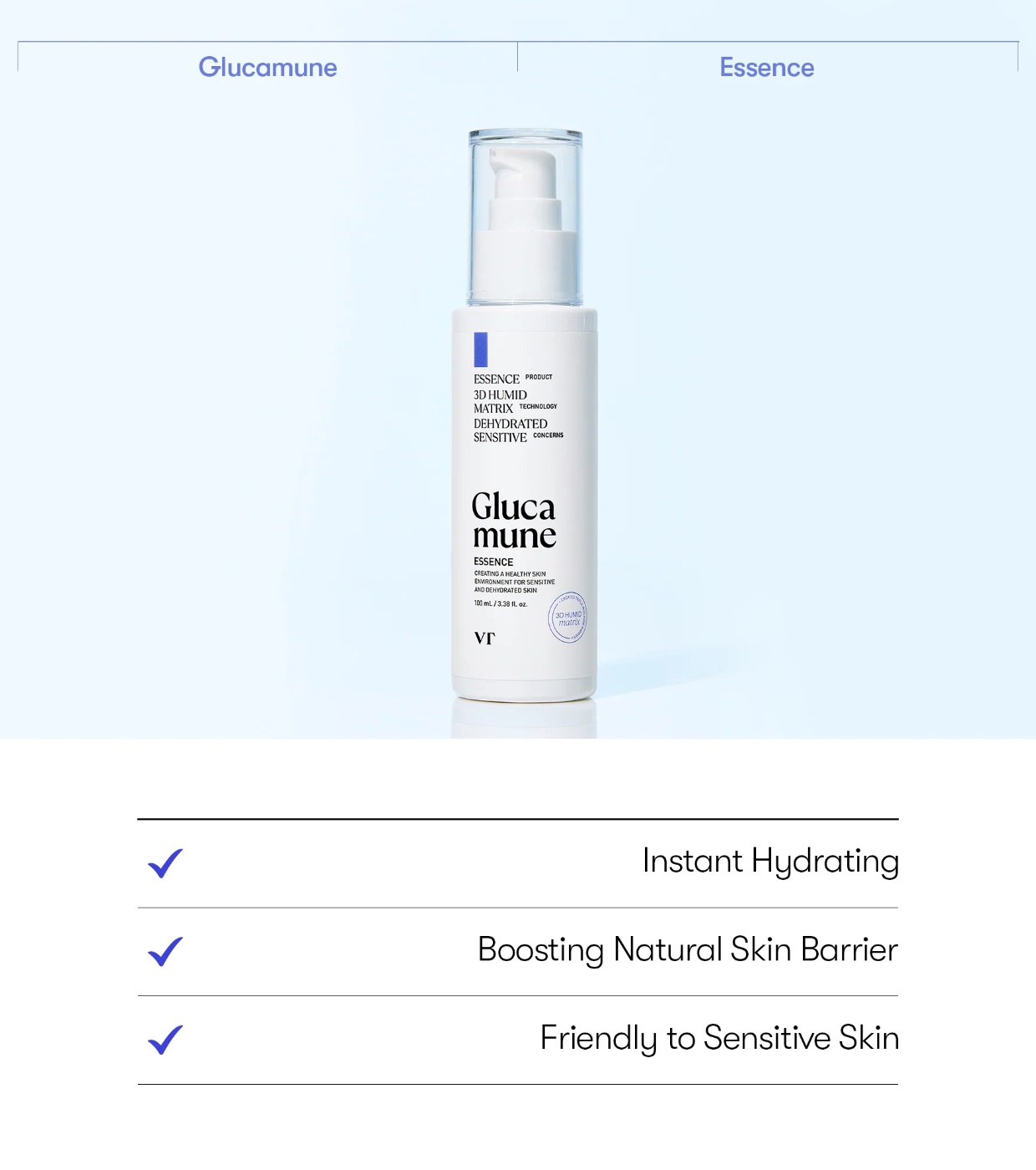 VT Cosmetics - Essência Facial Hidratante com Glucamune