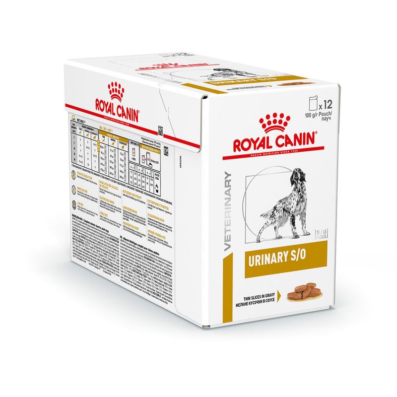 Royal Canin Veterinary Canine Urinary S/O en sauce