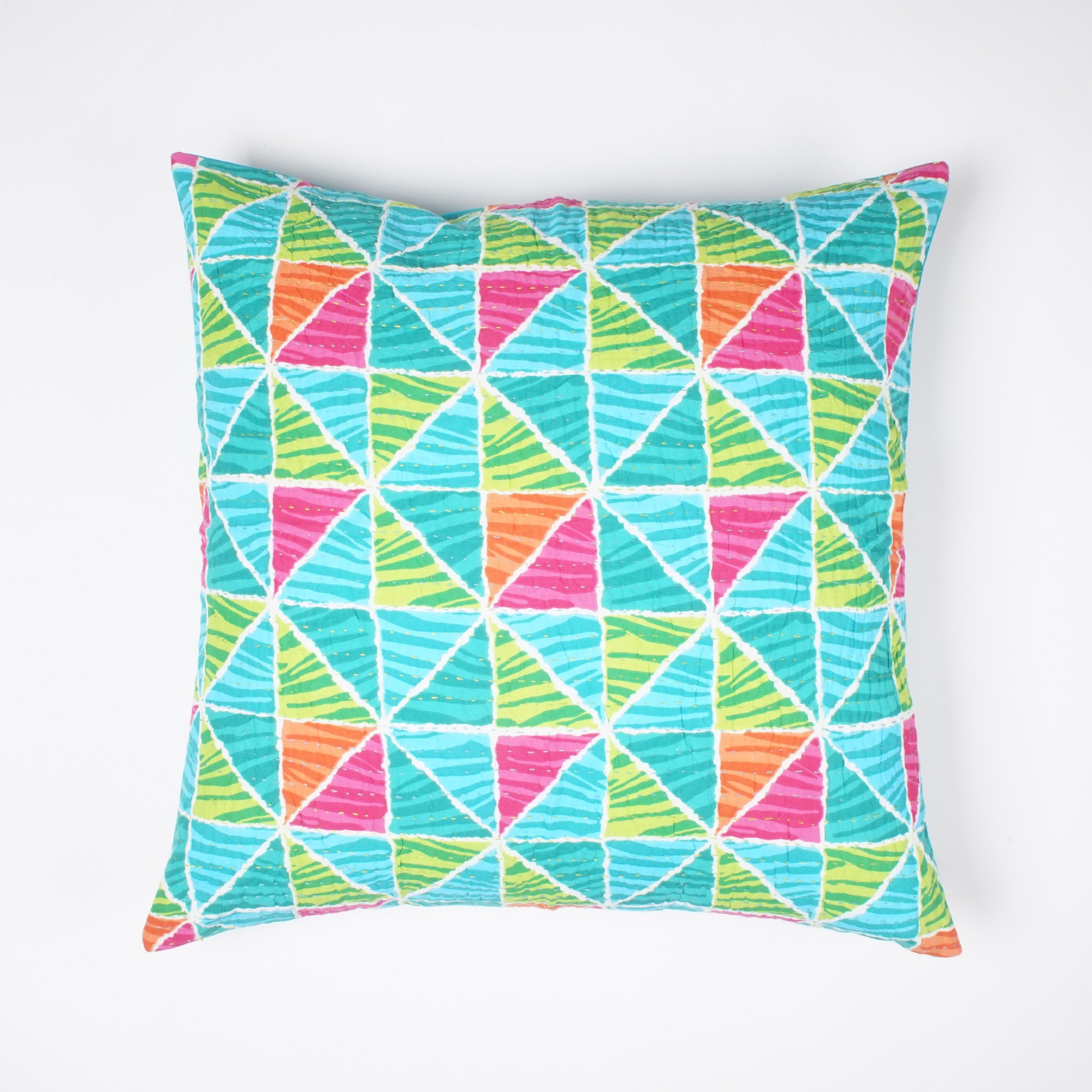 Kissenhülle 'Triangle', multicolor, L 60 cm, B 60 cm von fischer's lagerhaus