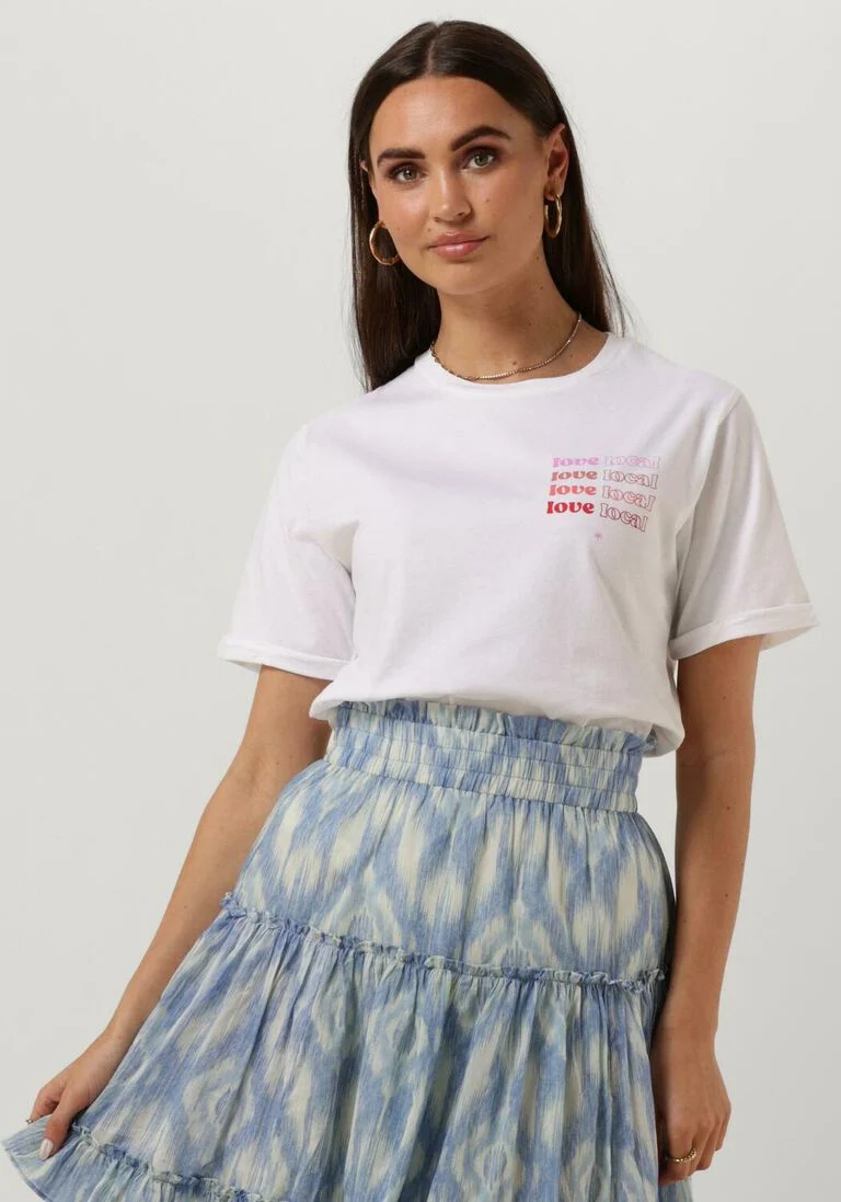 CIRCLE OF TRUST witte circle of trust t-shirt coco tee