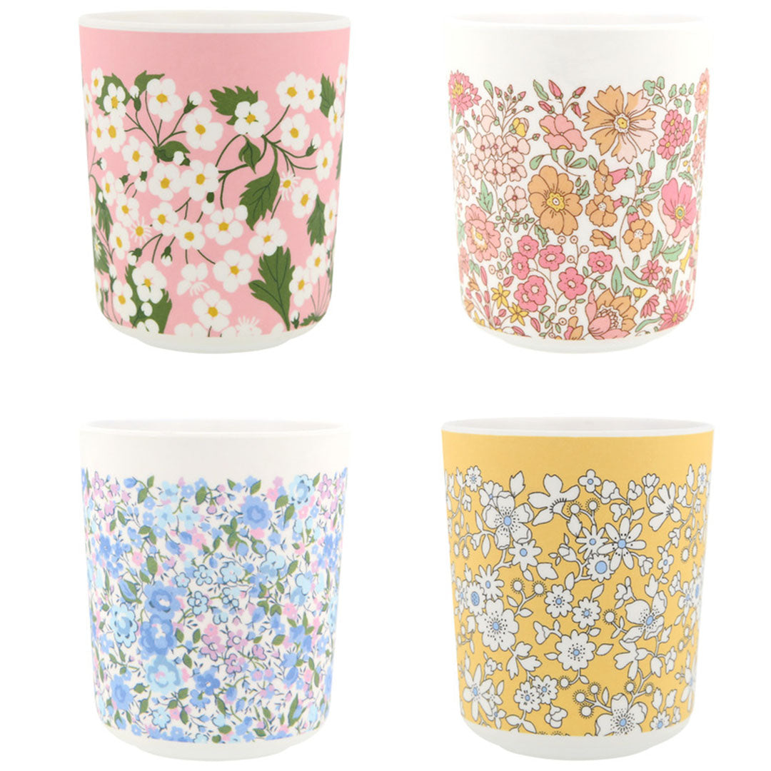 Meri meri bekers herbruikbaar liberty - 4st