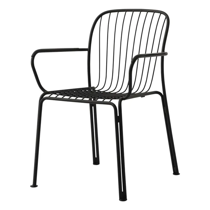 & Tradition Chaise avec accoudoirs Thorvald SC95, Space Copenhagen | Noir